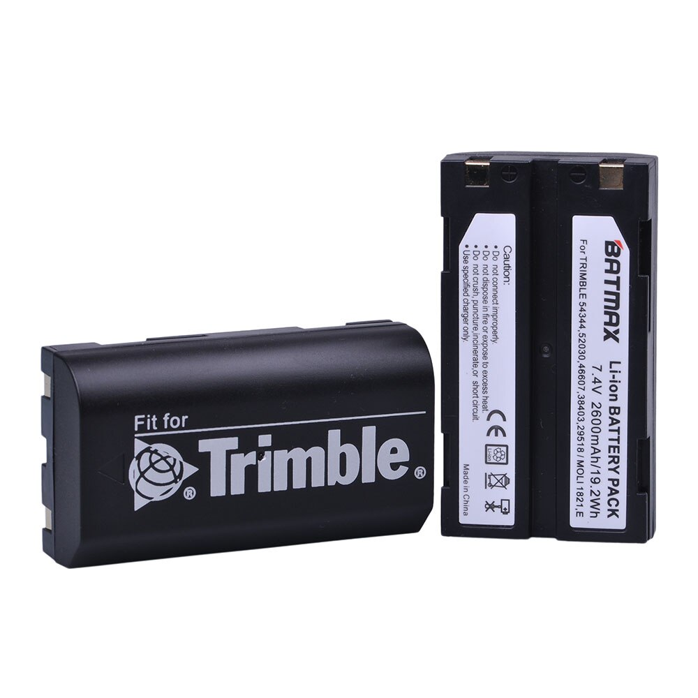 2 stks 7.4 v 2600 mah 54344, 92600 Batterij voor Trimble 54344, 92600 Batterij voor Trimble 5700 5800, MT1000, R7, R8 GPS Ontvanger