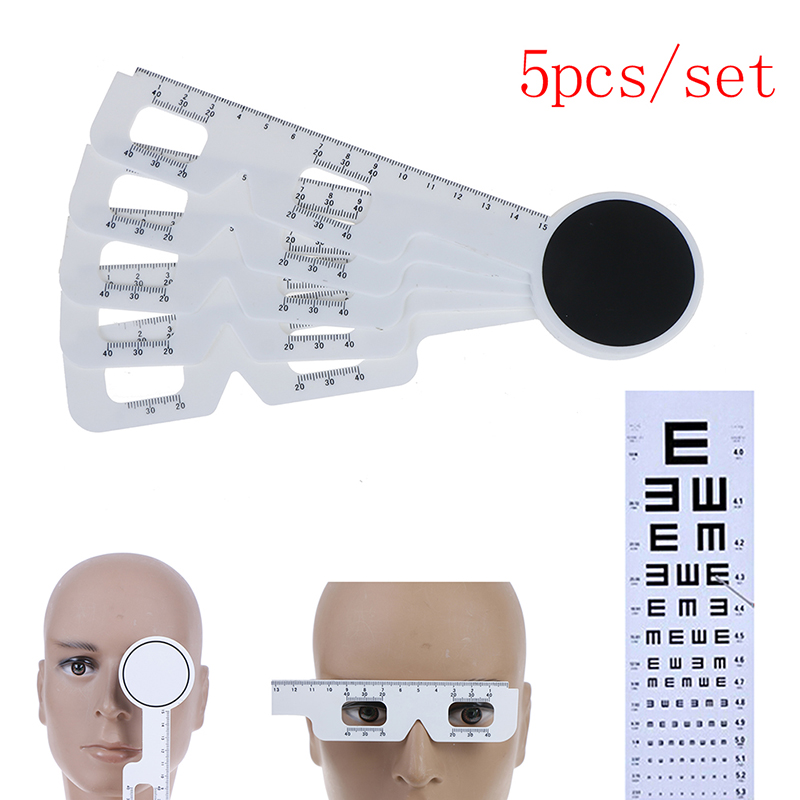 5 Teile/satz Praktische Optische PD Lineal Schüler Abstand Sauerei Werkzeug Auge Augen Werkzeug Für Krankenhaus Pflege Werkzeuge