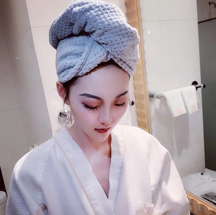 Japan Magic Hair Fast Drying Dryer Towel Bath Wrap Hat Quick Cap Turban Dry Bathroom Towels Bathroom Towel