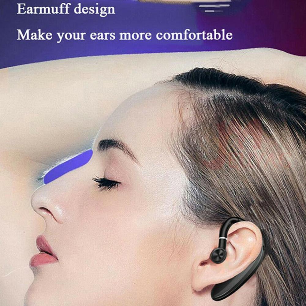 Wireless Bluetooth Earphone Business Headsets with Mic Handsfree call Ear-hook Earphones For iPhone Android IOS