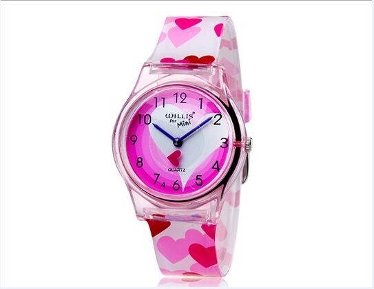 Merk willis dameshorloge waterdichte quartzhorloges hars dameshorloge kind jelly horloges dames polshorloges