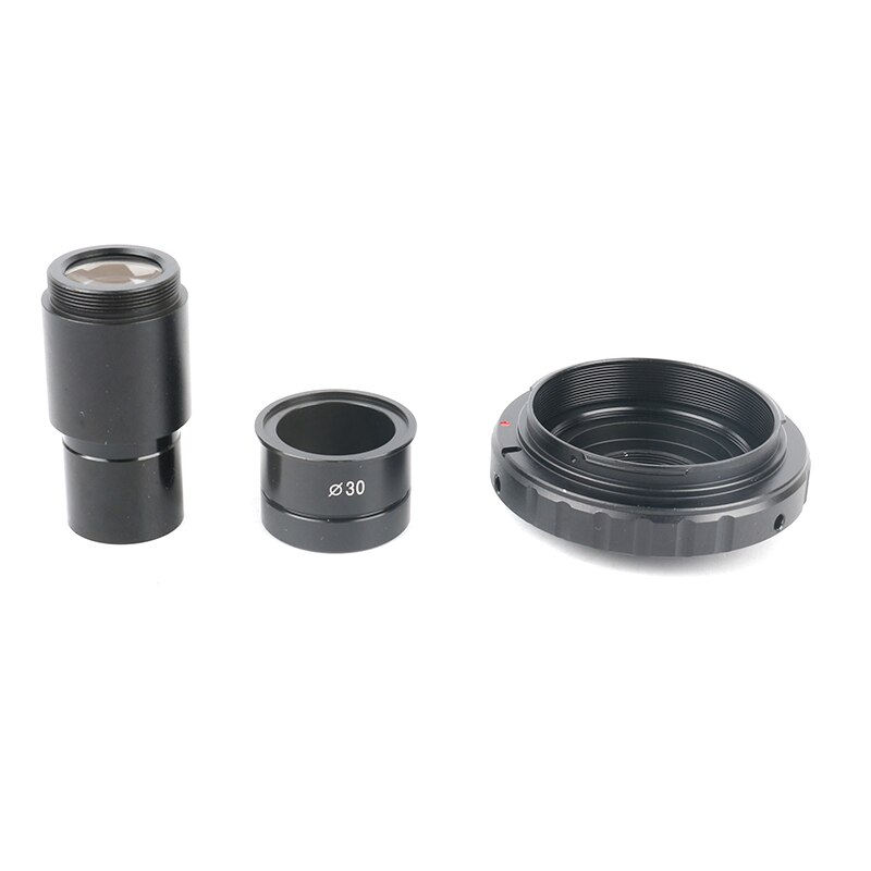 23.2mm 30mm T2 Mount Adapter 2X Eyepiece Lens Digital Canon SLR Camera Adapter For Biological Stereo Microscope