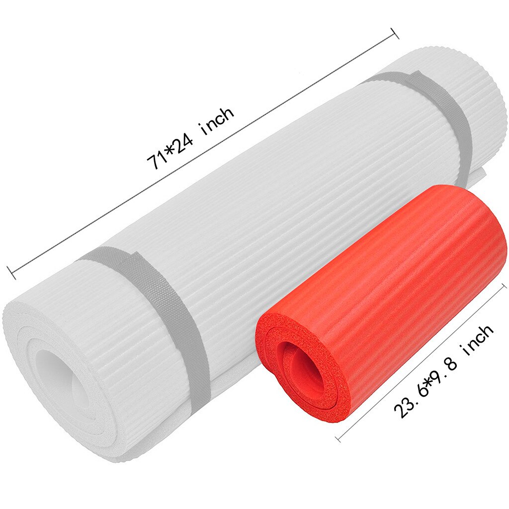 Kleine 15 mm dikke yogamat dik en antislip acupressuur duurzame sportfitness yogamat om af te vallen rubber materiaal kussen