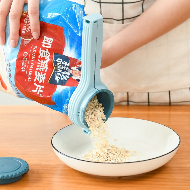 Kreative große kaliber Abdichtung Clip Kunststoff milch pulver Snacks gewürz frische-halten Clips Küche abdichtung Werkzeug Heimat zubehör
