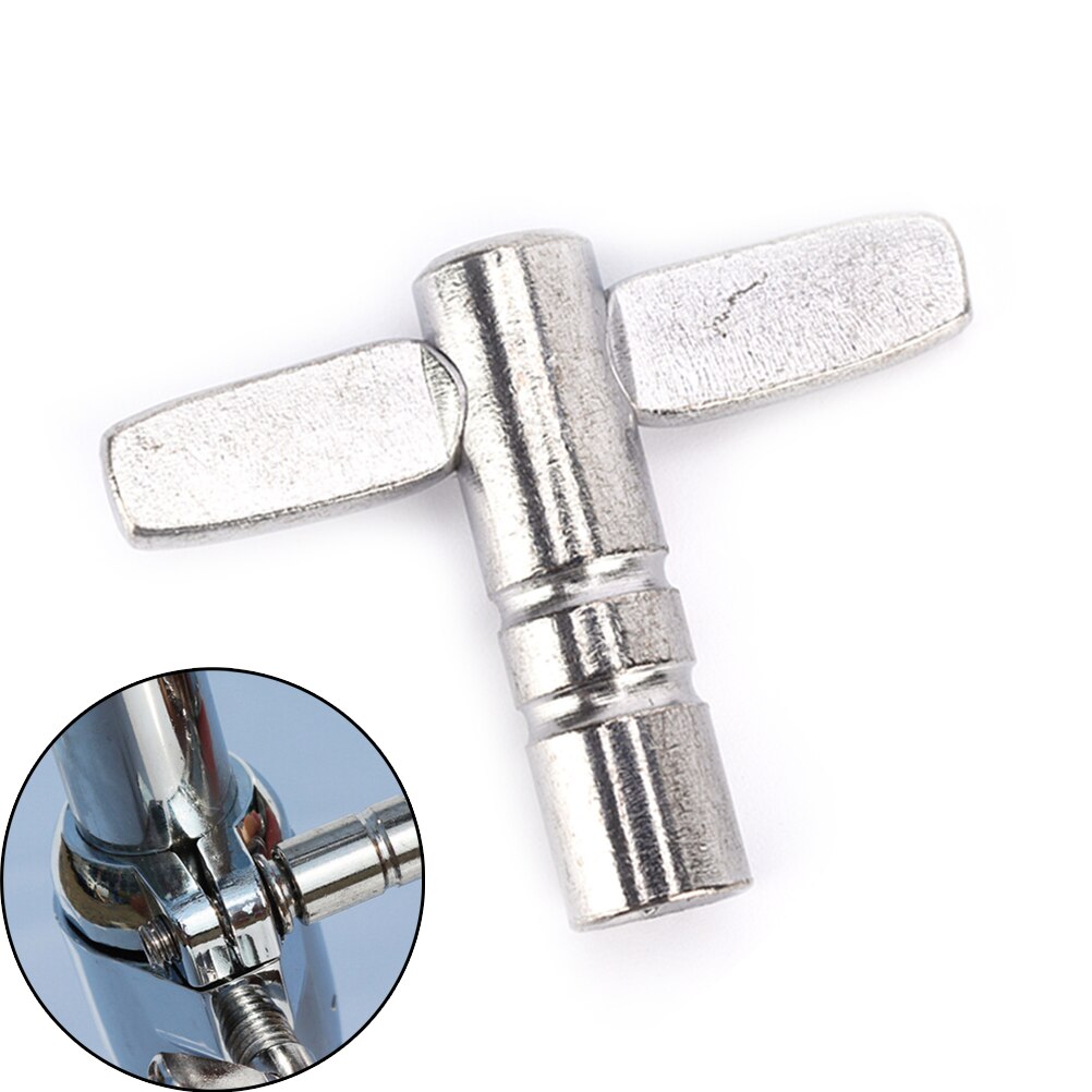 5x5mm de Metal Universal palos de tambor de piel de afinación sintonizador sólido duradero Plaza zócalo de piezas y accesorios