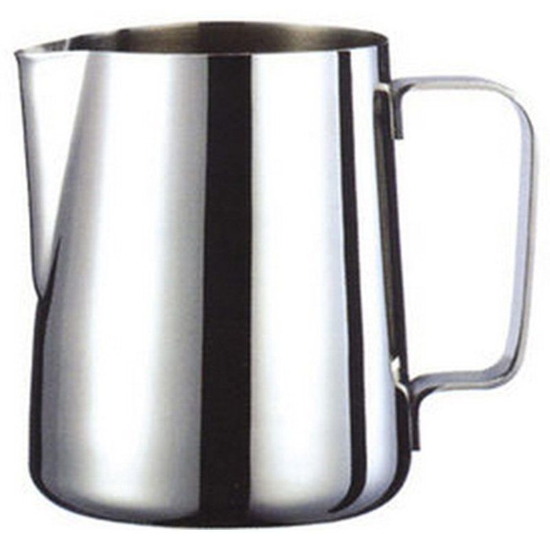 Melkemugge kanne melkeboller i rustfritt stål til melkeskummer håndverk kaffe latte melkeskummende mugge latte Kunst  (200ml)