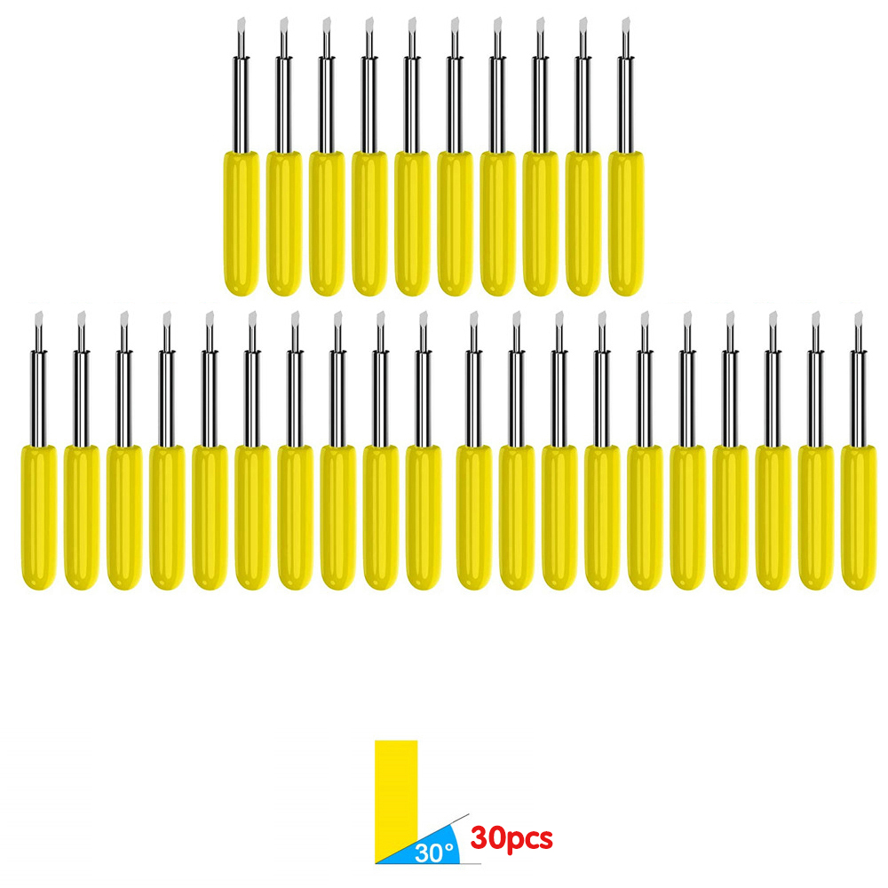 Cuchillas de repuesto de 30/45/60 grados para Plotter Roland, cuchillas de corte para herramientas eléctricas, Plotter de corte: 29 mm