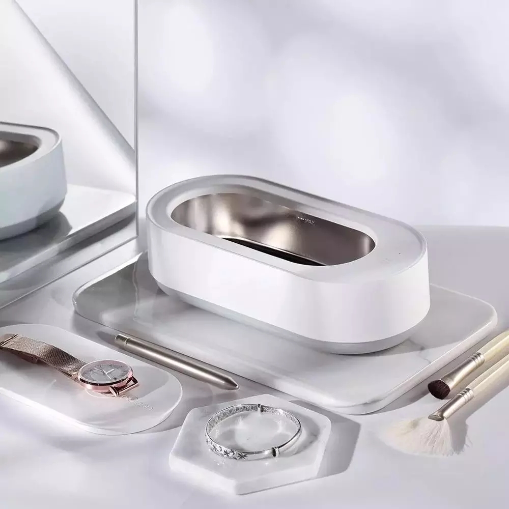 100% Original Xiaomi EraClean Ultrasonic Cleaner 45000Hz High Frequency Vibration Cleaner Jewelry Glasses Watch Perfect Clean