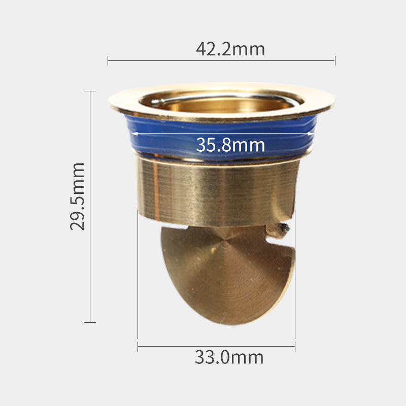 1 Stuks Badkamer Deodorant Kern Afvoer Filter Vloer Zeef Plug Sifon Gootsteen Anti-Geur Anti-Insect Afvoer Stopper Bad Gereedschap: Bordeaux