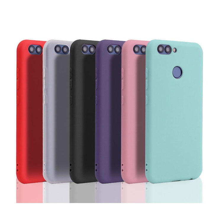 Huawei – coque de téléphone P Smart 5.65, pouces, étui en Silicone TPU souple, housse arrière bonbon pour Huawei P Smart