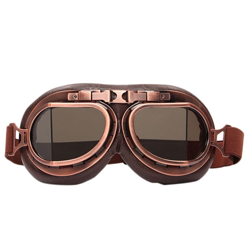 1pc motorcykelbriller anti glans motocross solbriller sport skibriller vindtæt støvtæt uv-beskyttelse  pm017: Brune linser