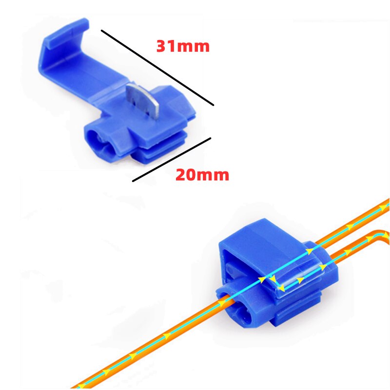 1/5/10pcs T-shaped terminal blocks,electrical connector connection clamps,quick-free stripping plugs,cable connector plug crimps