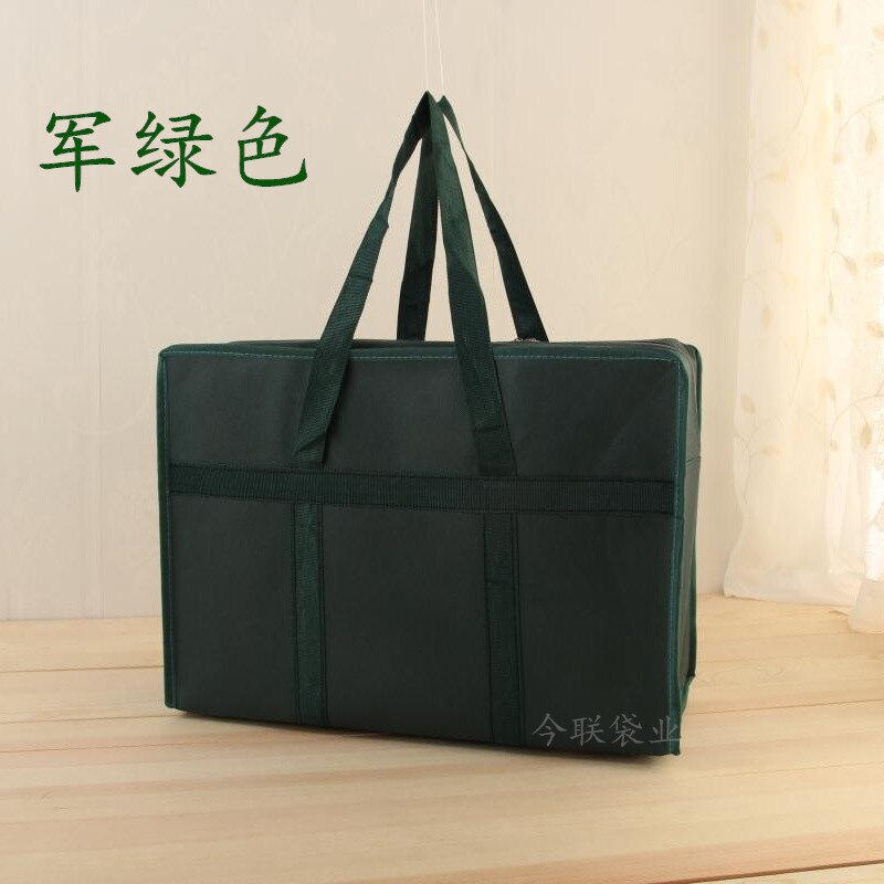 Oversized woven bag moving bag Oxford cloth luggage packing bag waterproof storage snakeskin bag thick non-woven bag