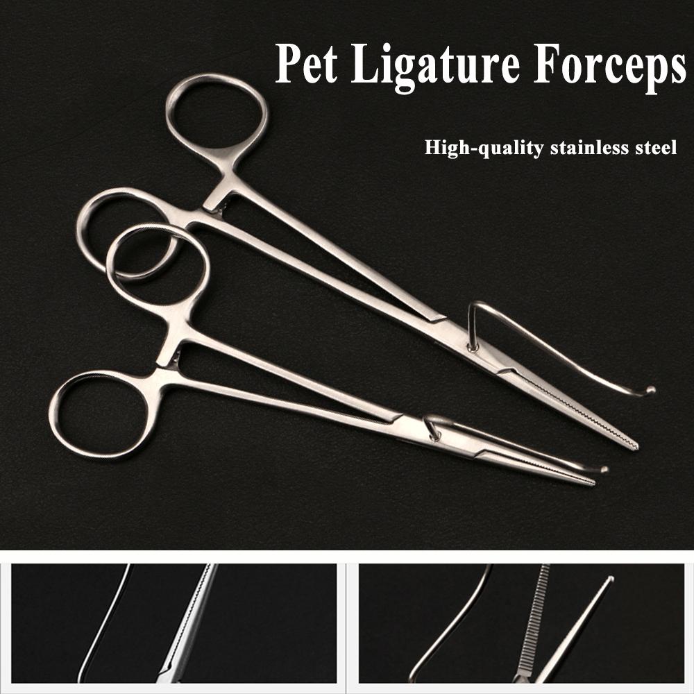 Pince de stérilisation professionnelle pour chien, 1 pièce, en acier inoxydable, 14cm 16cm, écarteur d&#39;ovaires, fournitures de clinique
