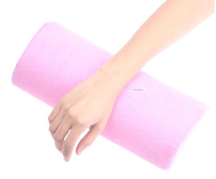1pc pink neglepuder blød praktisk pude håndstøtte pude nail art manicure salon holder udstyr