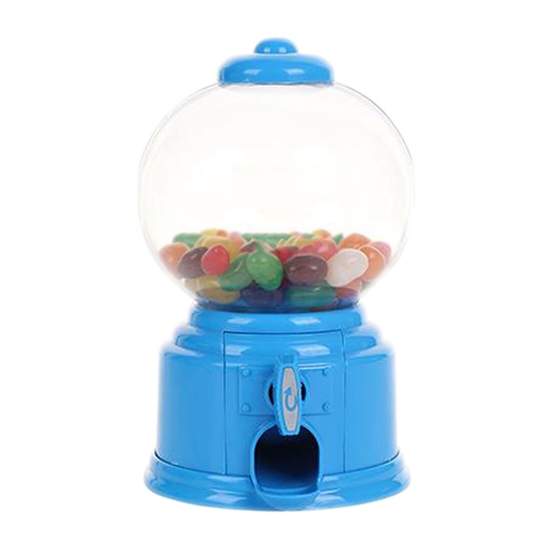 Mini snoepautomaat, schattige snoepjes, bubble gumball dispenser, spaarpot, speelgoed voor kinderen, snacks, opbergdoos, schattige snoepjes: Blauw