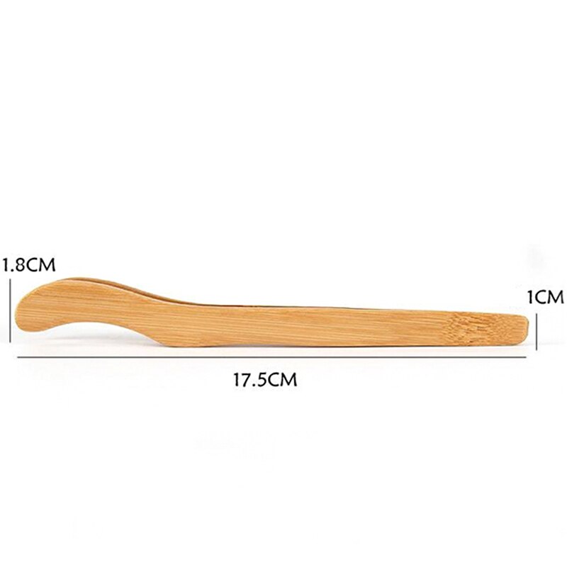 Houten voedselklemmen toasttang broodrooster spekklem suiker ijs thee tang salade keukenklemgereedschap
