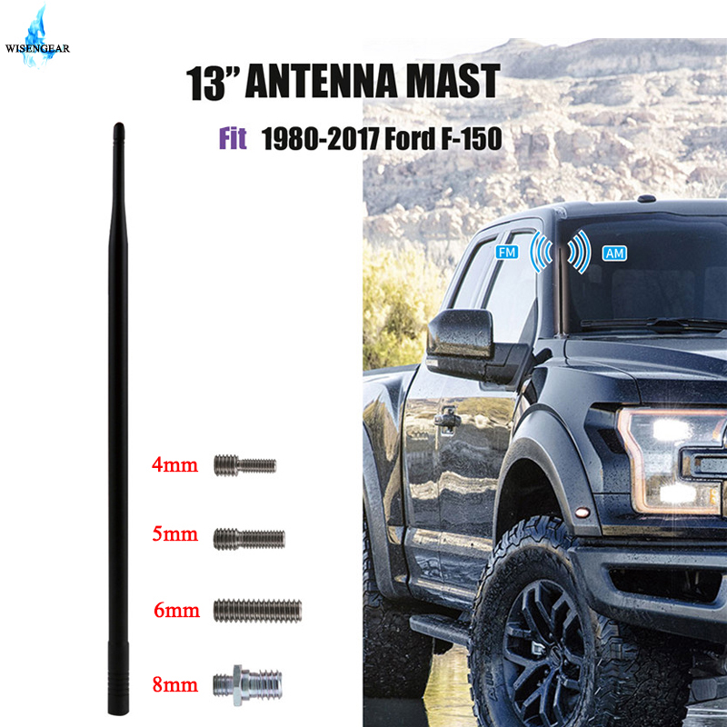 AM FM Antenna Mast Radio Amplifier Antennas For Ford F150 1980 Car