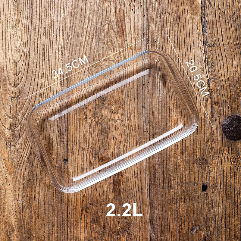 GF Glass Baking Dish Oven Glass Pan for Cooking Casserole Dish Rectangular Baking Pan Glass Bakeware,Microwave Dishwasher Safe: rectangle 2.2L