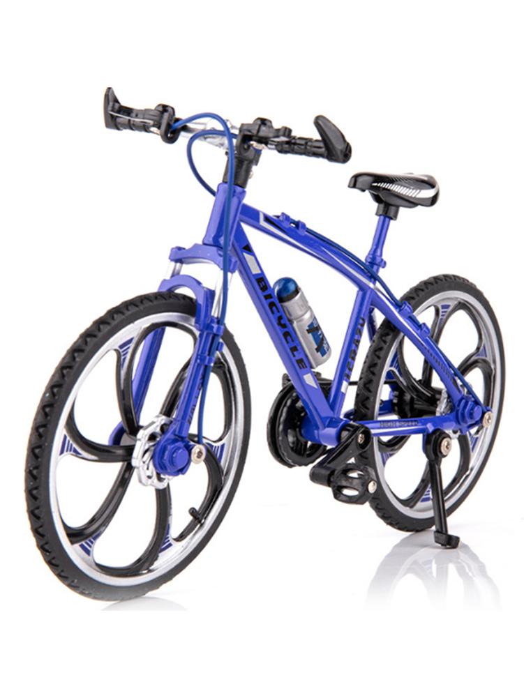 Mini Bicycle Model - Foldable Alloy Bike Ornament - Wear-Resistant Simulation Decoration