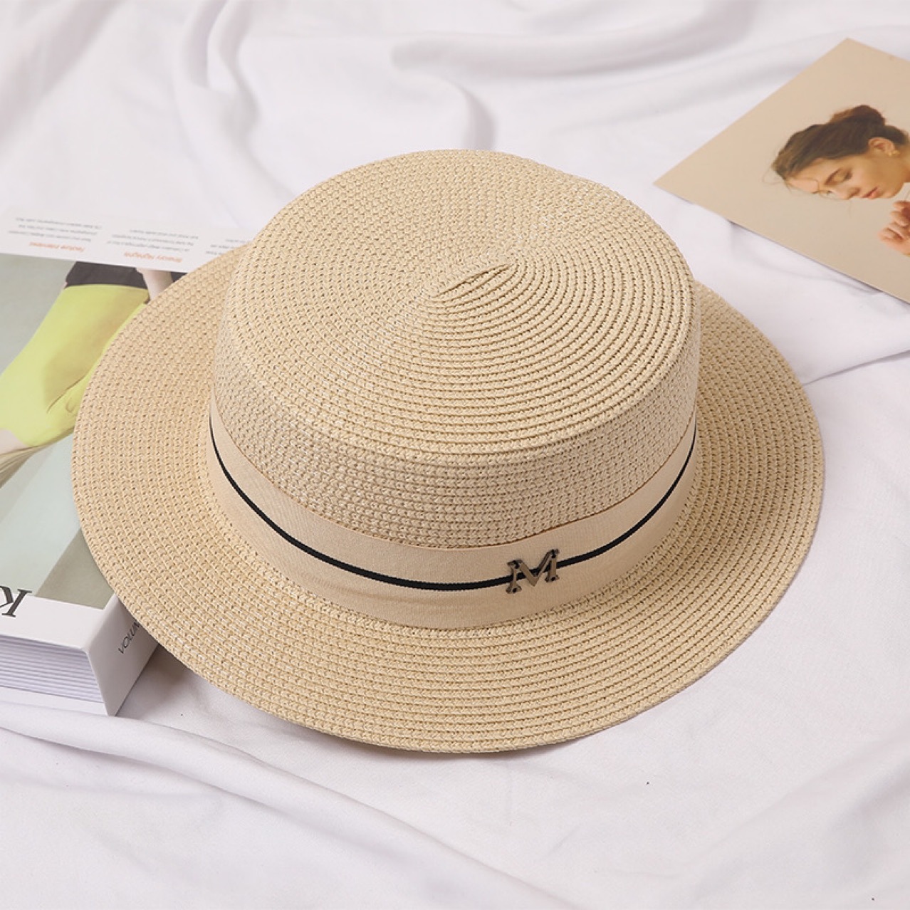 Summer Women Proteteion Sun Hat Summer Beach Hats Female Casual Lady Flat Brim Straw Cap Girls Sun Hat Chapeu Feminino