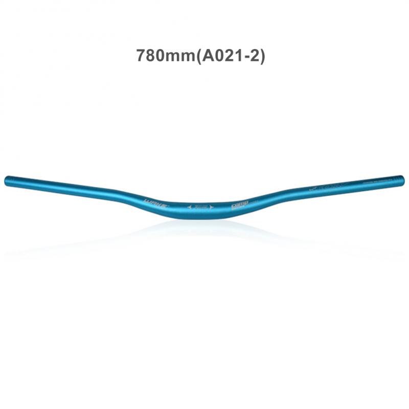 MTB Handlebar Aluminum Alloy Bicycle Swallow Handle 31.8*780mm/720mm Matt Black Bike Handlebars Matte Mountain Bike Accessories: 780mm Blue