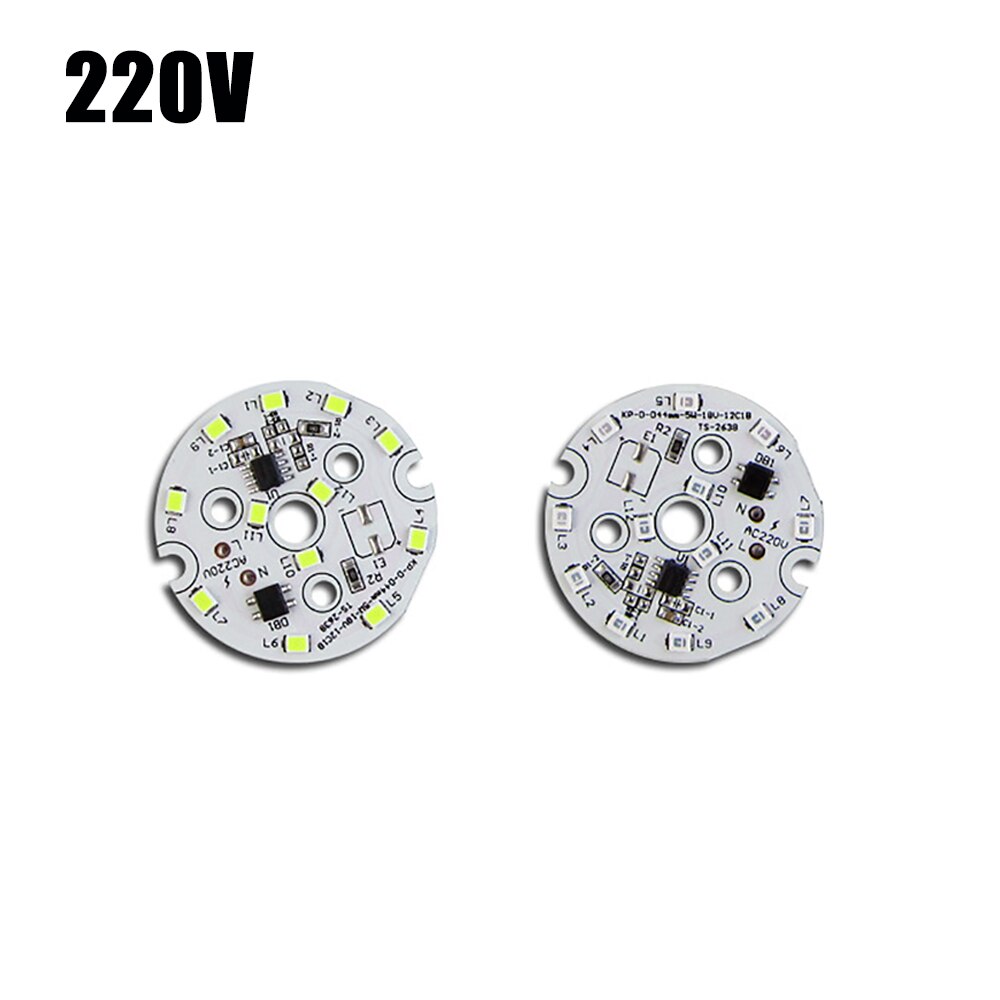 Puce LED 220V, lumière bleue et verte, 5W, linéaire, USB-HID, Pcb haute tension, panneau Source de lumière couleur, 2835 SMD