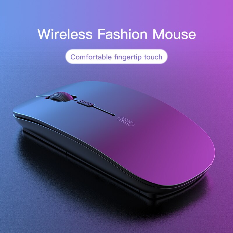 Niye Wireless Mouse Desktop Computer Mouse 2.4GHz USB Adapter Receiver Home Desktop Mice Laptop Wireless Mouse Ergonomic Mouse