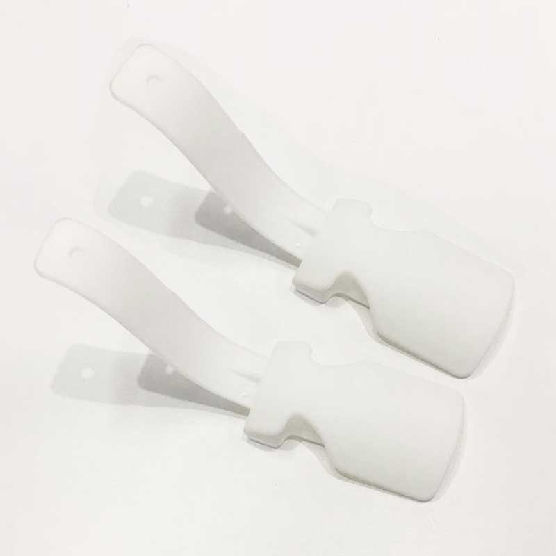 2Stck Professionelle Schuhlöffel Bunte Kunststoff Schuh Horn Löffel Schuhlöffel Schuhe Heber Werkzeug Schuhe Zubehör schuh heber Süssigkeit Farbe: Weiß