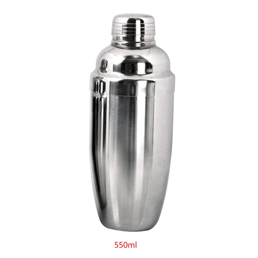 Stainless Steel Cocktail Shaker Mixer Wine Martini Boston Shaker For Bartender Drink Party Bar Tools 550ML/750ML Storage Stand: Style 2 550ml