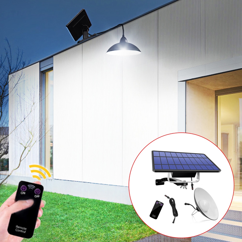 Afstandsbediening Outdoor Indoor Loods Lamp Solar Hanglampen Home Led Emergency Brede Verstelbare IP65 Waterdichte Opknoping Balkon