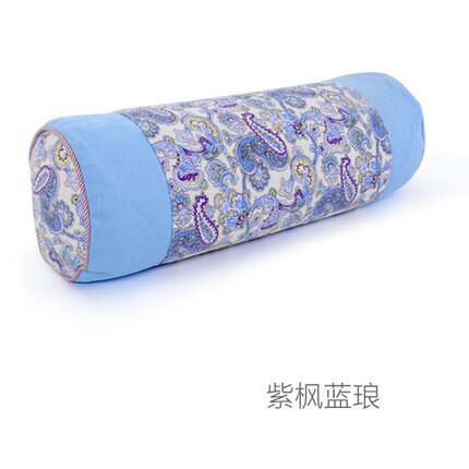 Almohada Cervical de concha de trigo sarraceno, cojín redondo de satén de caramelo para cuello, ortopédico, chaqueta lavable de tracción para fisioterapia de la columna vertebral: Section G