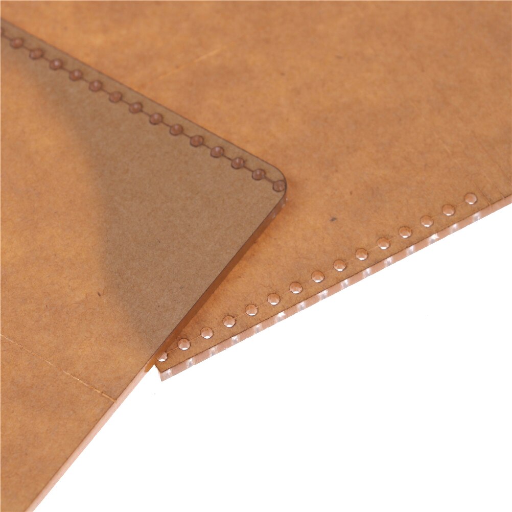 Acryl transparant sjabloon handgemaakte set diy knutselwerk voor leren portemonnee tas patroon