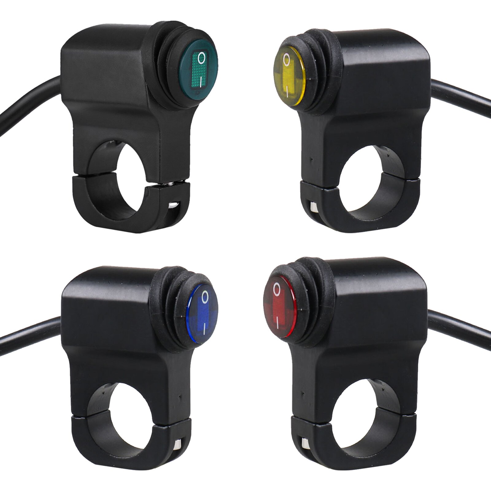 Wasserdicht 12V Motorrad Lenker licht Auf Aus-schalter Wasserdicht ATV Scheinwerfer Nebel Stelle 12V Motorrad Teile Schalter Neue