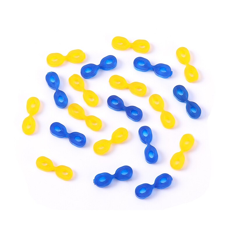 40 st dental superelastiskt gummifixeringskilar matrismatriser damkomposit 2 storlekar 2.0/2.5 mm passar in i alla mellanrum
