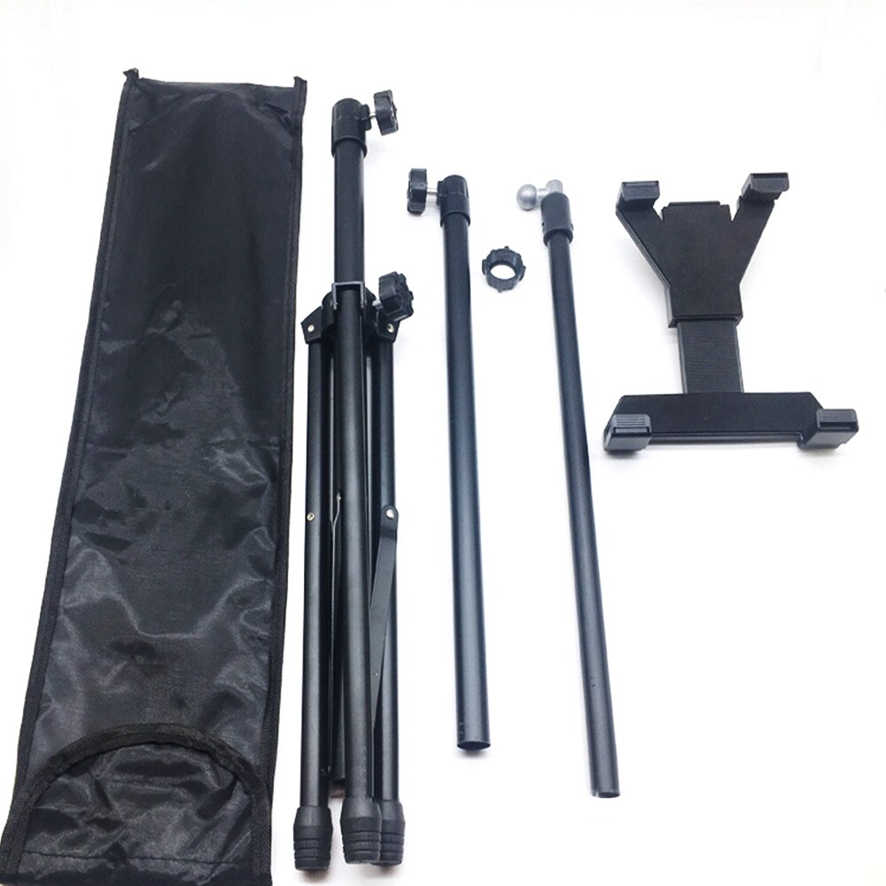 360° Rotation Adjustable Tripod Stand for iPad Lightweight Stable Versatile Tablet Tripod Holder Supporting for Ring Light Live: Default Title