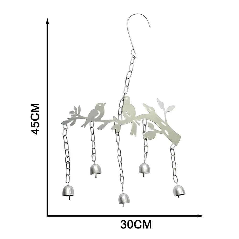 Birds Bells Wind Chime Metal Wind Chime Two Birds Garden Wind Chime Cross-border Decorative Garden Garden Wind Chimes