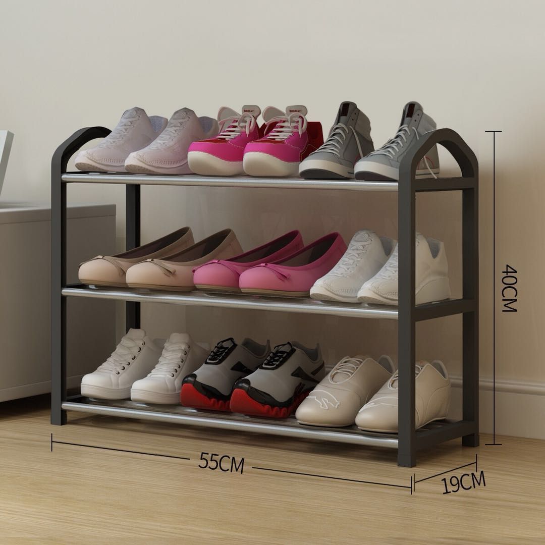 Étagère à chaussures Simple | Porte-chaussures Simple, dortoir économique, porte de femme, anti-poussière, espace de rangement de chaussures, petite étagère à chaussures WF821330: B