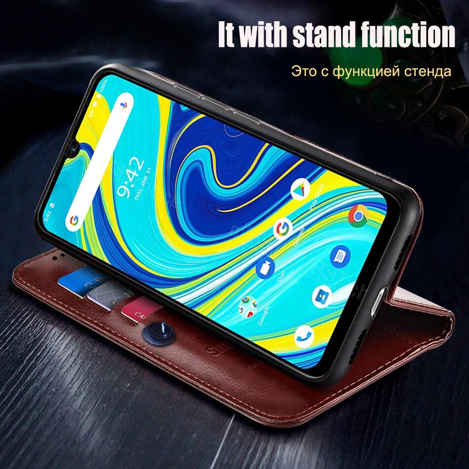 Voor Cubot P40 Case Wallet Stand Kaarthouder Zacht Leer Flip Case Voor Cubot P40 Case P 40 6.2 Inch telefoon Cover Met Card Hoder