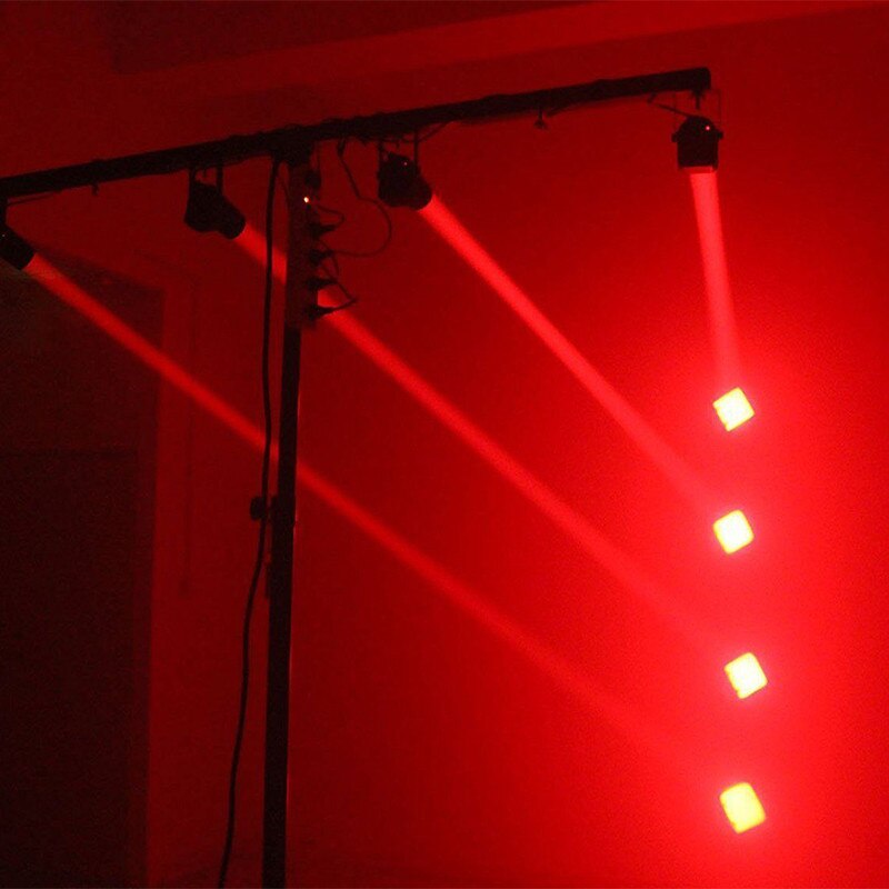 1W RGBW LED Stage Verlichting PinSpot Beam Spotlight Professionele DJ Disco Party KTV Backlight Stage Licht: Red Light