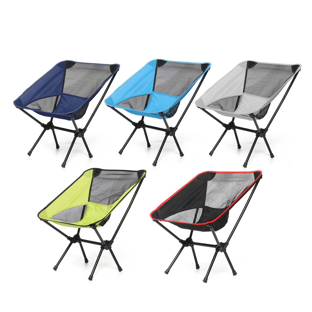 Ultralight Portable Detachable Chair Load 150kg Lightweight Chair Folding Seat Beach Picnic Fishing Camping BBQ Garden Hiking