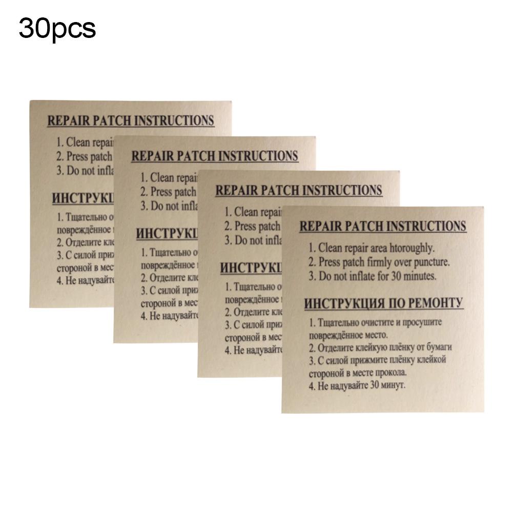 30pcs Repair Adhesive Patch For Inflatable Toy PVC Puncture Swimming Pools Float Air Bed Dinghies Circular Patches