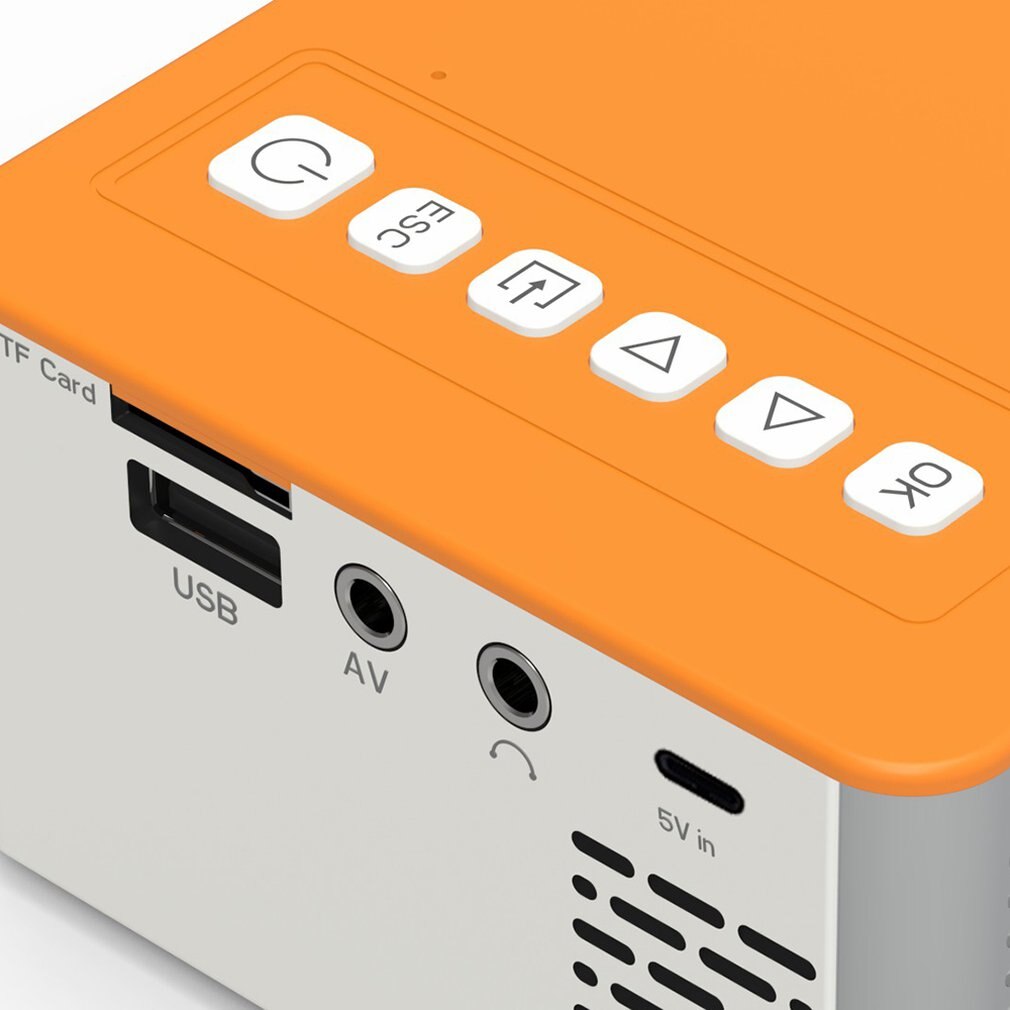 Mini projecteur Portable enfants jouet couleur LED LCD vidéoprojecteur pour enfants vidéo TV film fête jeu divertissement