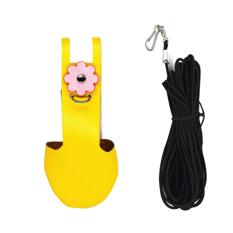 Bird Parrot Velvet Leather Diaper with Leash Harness Rope Cockatiel Pigeons Flight Suit Clothes Feces Pocket Pet Supply