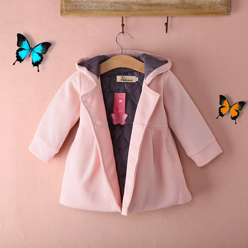 Kids Clothes Girls Jackets Children Hooded Zipper Windbreaker Baby Coat Infant Hoodies For Girl Back to School Winter