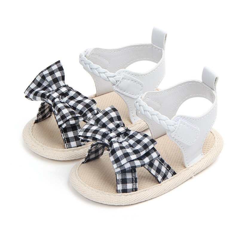 Baby Sandals Summer Toddler Soft Bow-knot Shoes for Girls Infant Non-slip Bottom Girl Princess Shoes for Children