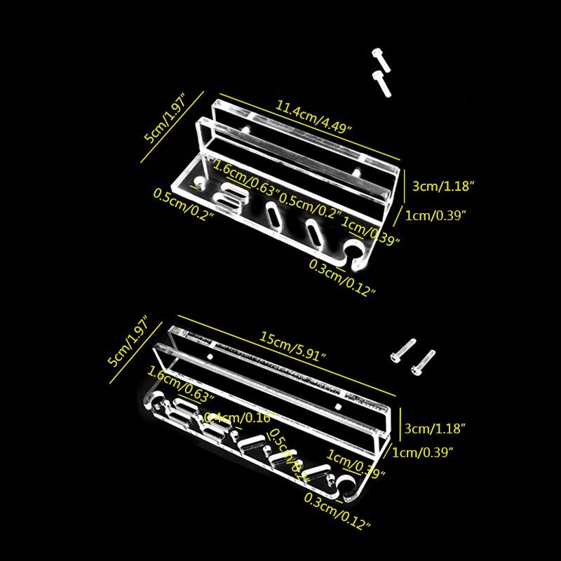 Fish Tank Aquascaping Tool Aquatic Plant Kits Management Holder Tweezers Scissors Storage Rack, Aquarium Tank Mounted