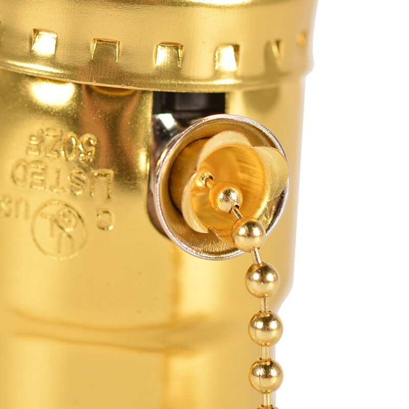 Classic Retro Edison Lamp Holder E27 E26 Lamp Socket Vintage Edison Light Holder Industrial Bulb Pendants Knob Lamp Bases