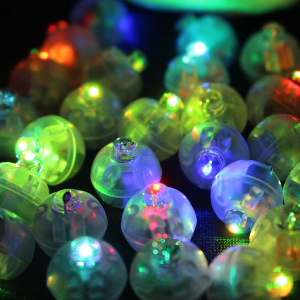 Round Ball Led Balloon Lights Mini Flash Lamps For Lantern Christmas Wedding Party Decoration Flashlight Balloon Decoration