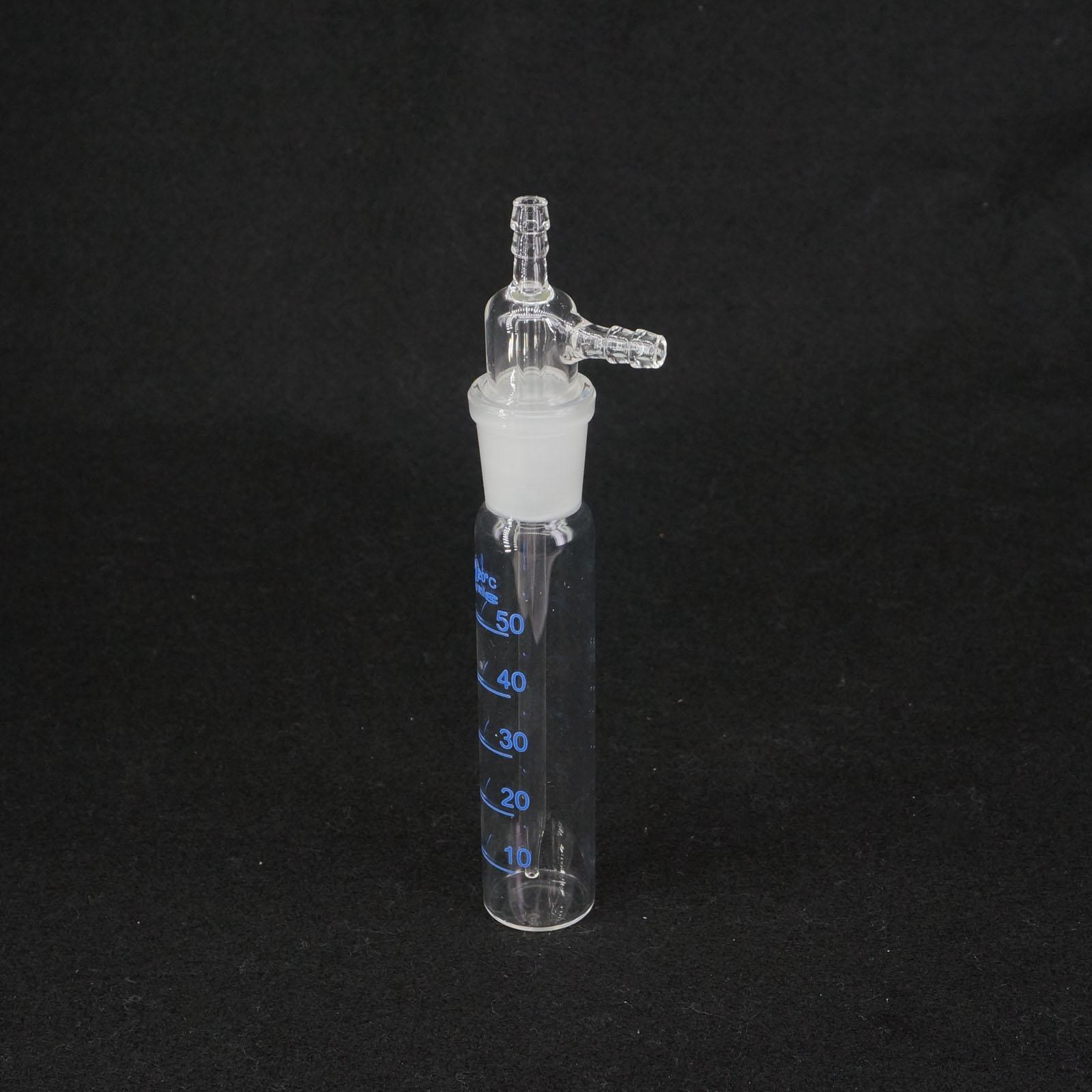 50ml Gas Sampling Tube Glinsky Absorber Bottle Apparatus Chemi Lab Glassware